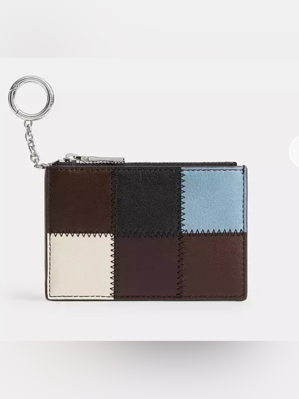 Coachtopia Alter/Ego Leather Key & Card Holder - Multicolor NWT